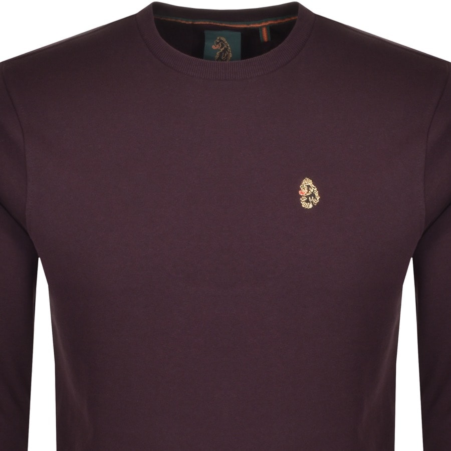 Alternative Image for ProductLuke 1977 London Sweatshirt Burgundy2